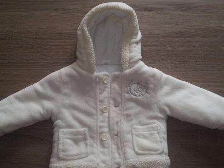 Zimní kabátek s kapucí, f&f,80