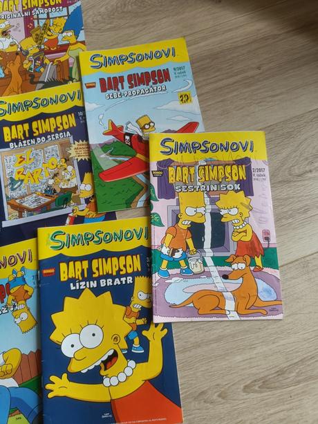 Simpsonovi časopisy, 11 ks, rok 2017,