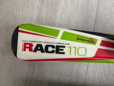 Set dětské lyže elan 110 + vak + hůlky, elan,110-119 cm