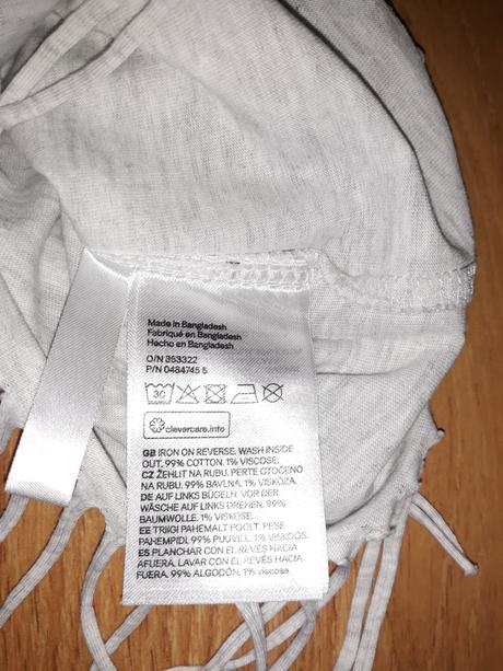 Tričko jungle new york, h&m,134