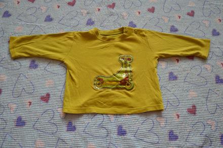 Bavlněné triko s  pískací koloběžkou, up 86 cm, mothercare,86