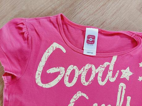 Tričko triko c&a - červené+good girls, vel. 128, 128
