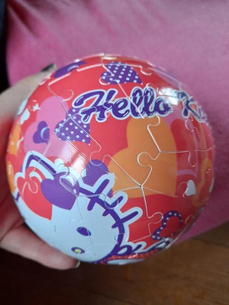 Hello kitty puzzle koule růžová, 