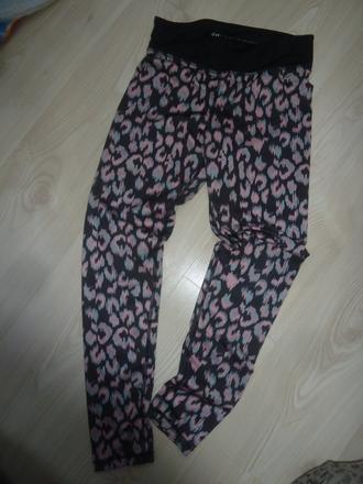 Barevné legíny, h&m,146