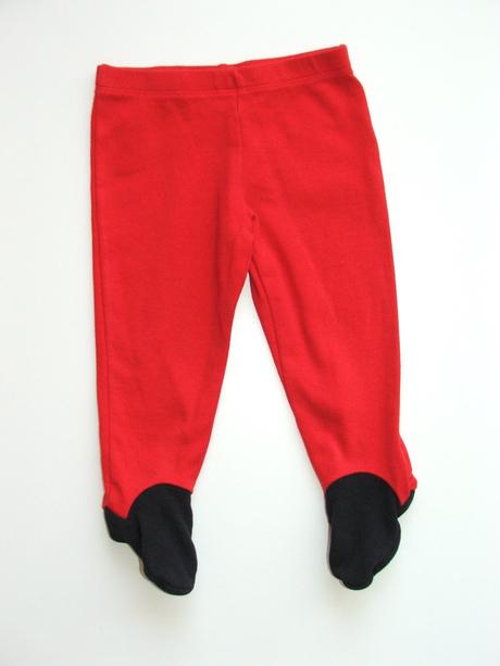 H178 červené polodupačky vel. 74, f&f,74