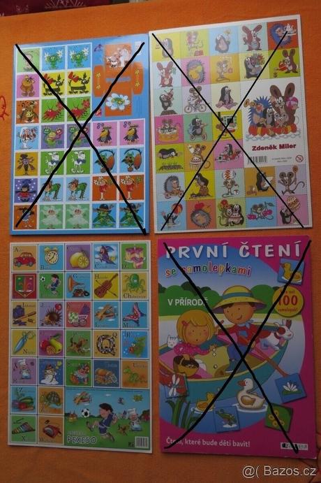 Dětské leporelo, omalovánky, pexesa..., 