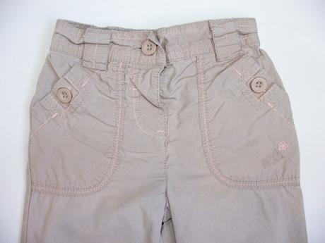 K837 plátěné kalhoty s roll up nohavicemi  vel. 80, next,80