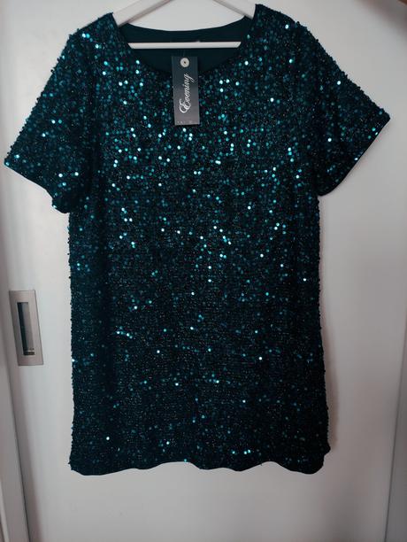 Společenské šaty -třpytivé ,vel.42-44, 44 / 46