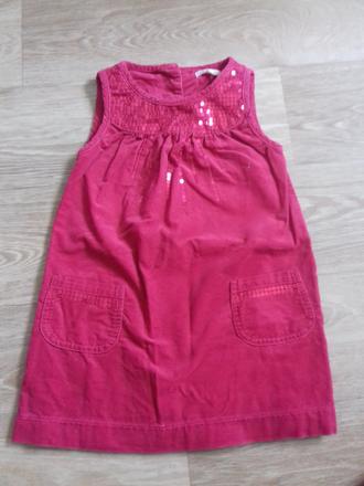 Sametové šaty s flitry, george,104