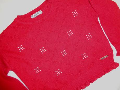 Luxusní červený svetr mayoral, mayoral,98