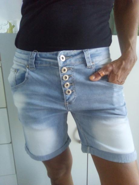 Baggy šortky zn."denim/place du jour" vel."38", denim,38