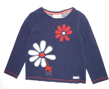 Bavlněné tričko s kytičkami vel. 92, next,92