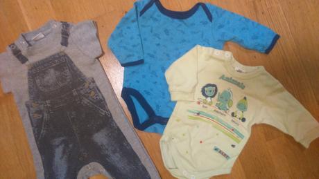 2x body + overal - vel. 56, baby,56