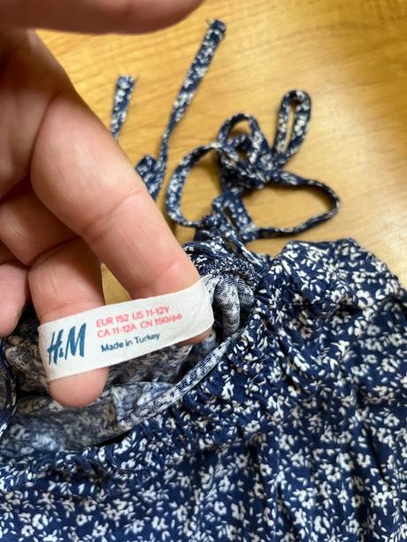 Kraťáskový overal, h&m,152