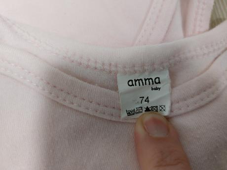 Dívčí body s dlouhým rukávem vel.74, 5ks, 74