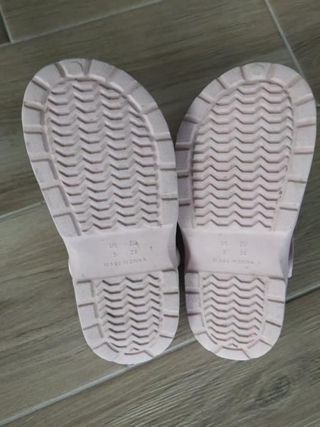 Růžové crocsy, f&f,38
