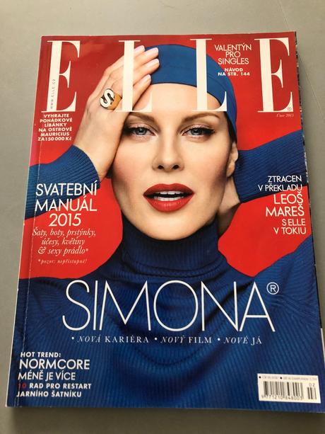 Leoš mareš elle únor 2015 tokio s rouškou časopis, 
