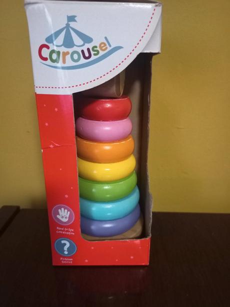 Dřevěné skládací kroužky, 