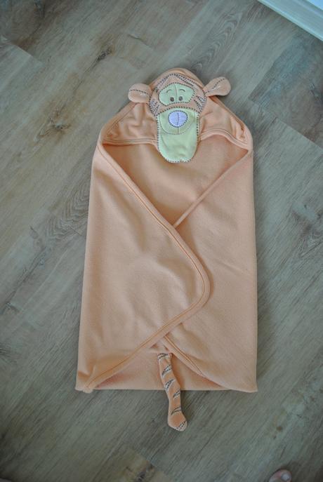 Krásná oranžová fleesová deka s tygrem, 