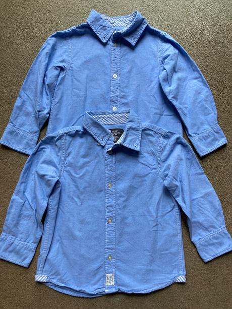 Bavlněné košile pro dvojčata, h&m,110
