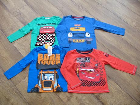 Trička dl.rukáv, vel.110/116, cena za všechna, 110