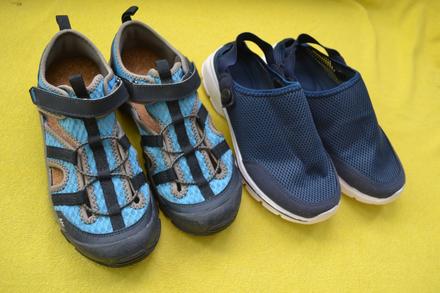 2x jarní/letní boty v.35,téměř nové, quechua,35