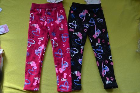 Oteplené legíny kugo, s fleece, v.98-116, kugo,98 / 104 / 110 / 116