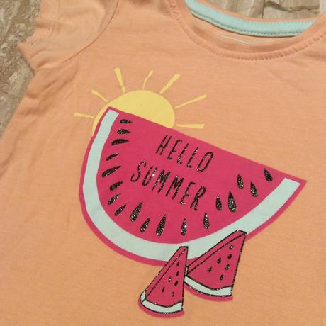 Bavlněné tričko s melounem, primark,74