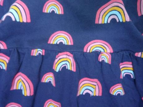 Bavlněné šatičky s duhami vel. 86, f&f,86