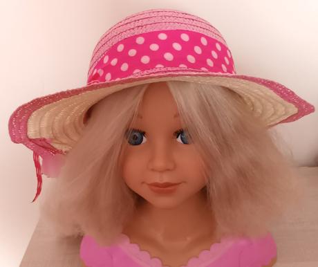 Letní klobouček dívčí s mašlí, 