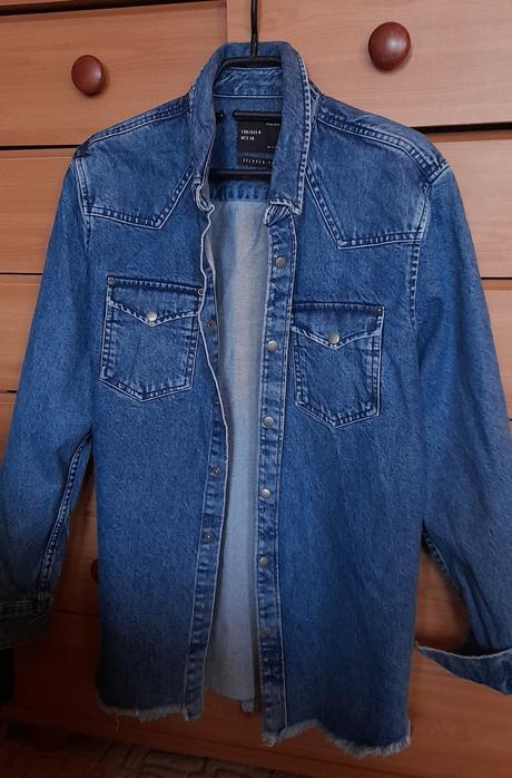 Zara man pánská džínová košile / bunda relaxed fit, zara,m