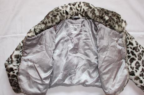 Ab6. heboučký kožíšek 4-5 let, marks & spencer,110