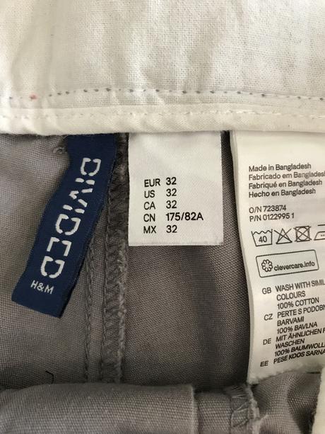 Pánské kraťasy bermudy, h&m,32