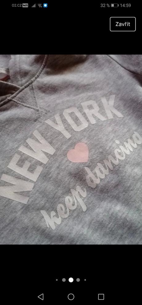 Dětská mikina s nápisem, h&m, h&m,110