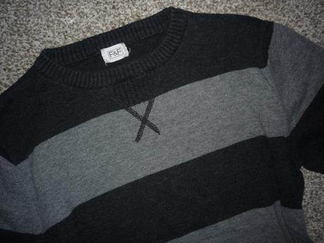 Lehký svetr vhodný ke košili vel 134-140,zn. f&f, f&f,134