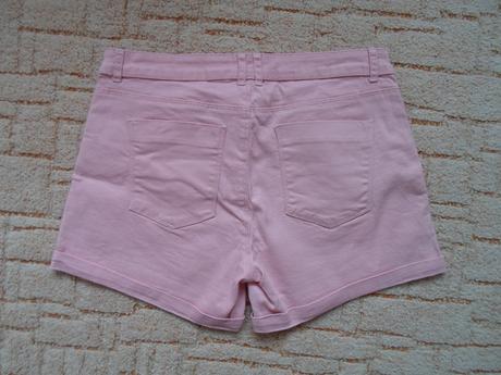 Růžové kraťasy kraťásky šortky, esmara,38