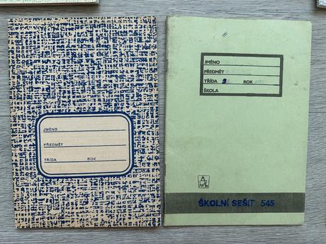 Sada retro sešitů, 9 ks,