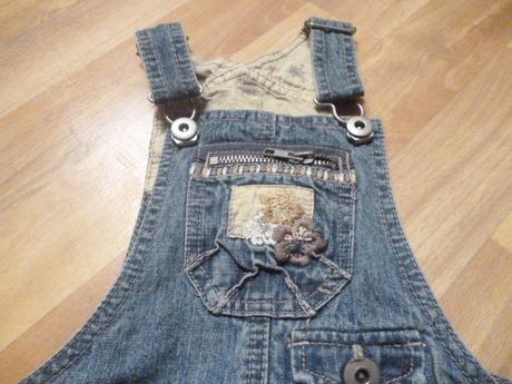 Riflová laclová sukně 4 r, adams,104