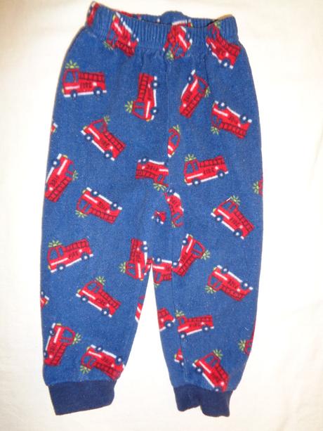 Modré flísové kalhoty s autíčky, primark,92