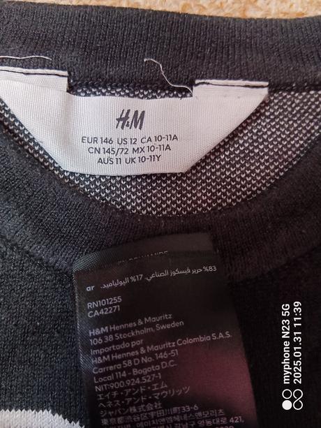 Svetr zn."h&m"  vel."146", h&m,146