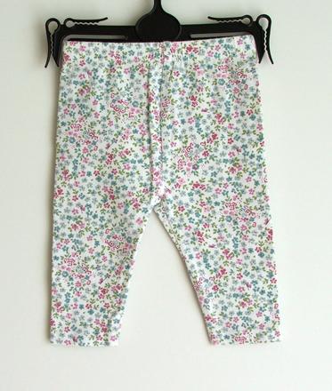 W384 květované legíny vel. 62, mothercare,62