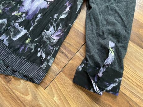 Nová halenka z různých materiálů, vel 46/cca xxxl,, xxxl