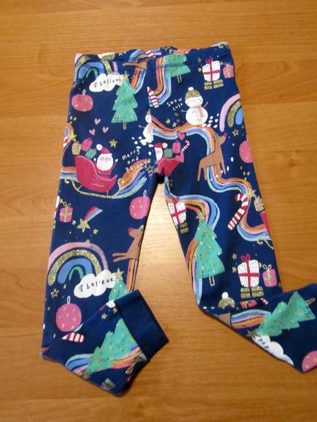 Vánoční pyžamové kalhoty vel 104, 104
