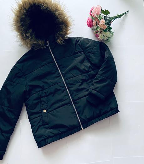 Bunda zimní černá - v.11/12 let, 152