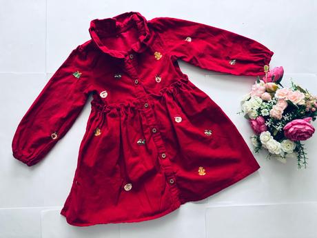 Ob/ šaty vánoční - v.2/3 roky zn. george, 98