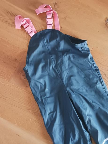 Zateplené kalhoty do deště č.122/128, 122