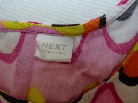 Next letní šaty vel. 122, next,122
