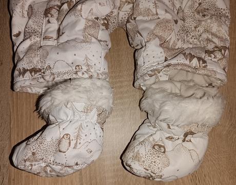 Kojenecká zimní kombinéza vel.62, h&m,62