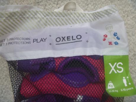 Sada tří párů chráničů na in-line zn. oxelo v. xs, xs