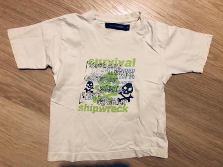 Tričko na spaní, blue base,116